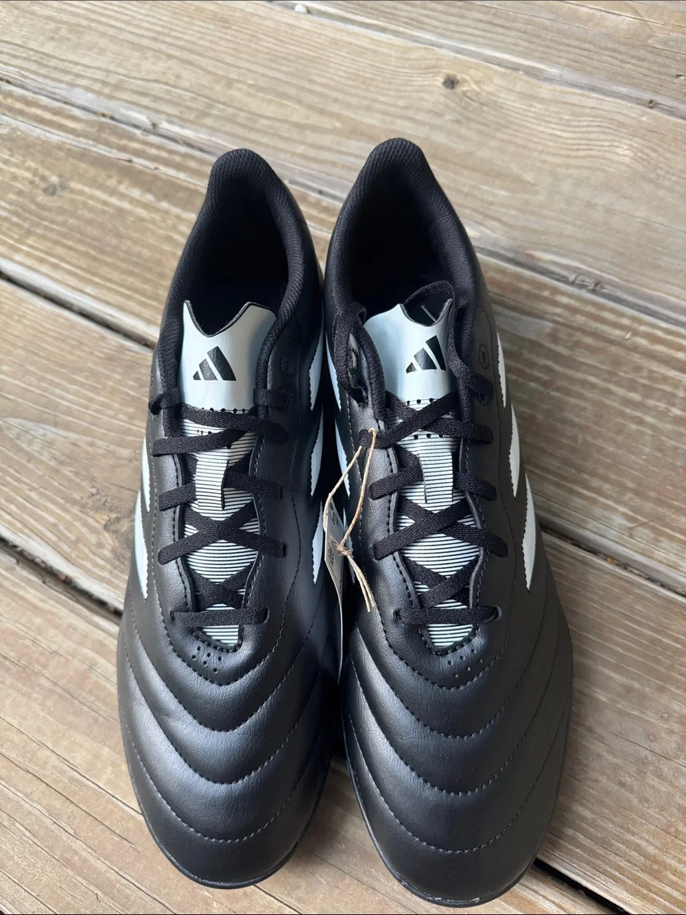 Adidas Black & White Turf Soccer Shoes Goletto Style men’s size 13